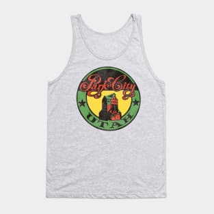 Park City Utah Vintage Ski Travel Souvenir Tank Top